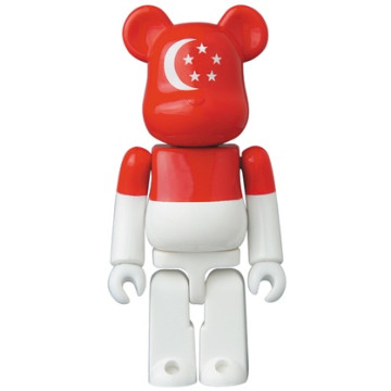 BEETLE BE@RBRICK FLAG 新加坡 國旗 庫柏力克熊 32代 S32 BEARBRICK 100%