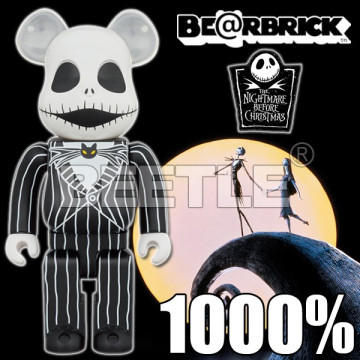 BEETLE BE@RBRICK 聖誕夜驚魂 傑克 JACK SKELLINGTON 庫柏力克熊 1000%