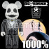 BEETLE BE@RBRICK 聖誕夜驚魂 傑克 JACK SKELLINGTON 庫柏力克熊 1000%