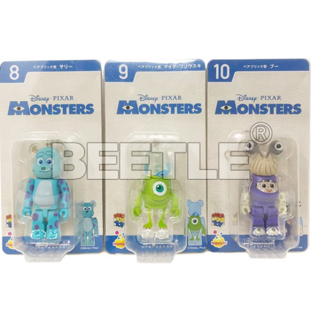 BEETLE BEARBRICK BE@RBRICK 一番賞 怪獸電力公司 毛怪 大眼仔 阿布 庫柏力克熊 100%