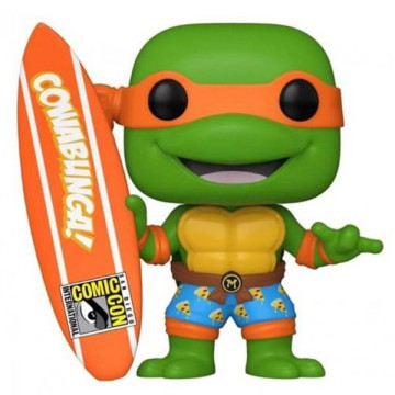 BEETLE FUNKO POP 2020 SDCC 限定 NINJA TURTLES 忍者龜 米開朗基羅 衝浪板 橘色