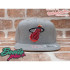 BEETLE MITCHELL NESS NBA MIAMI HEAT 邁阿密 熱火 毛巾布 全灰 後扣棒球帽