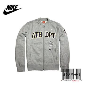 BEETLE NIKE ATH DPT BASEBALL FLEECE JACKET 灰 棒球外套 棉質 XL