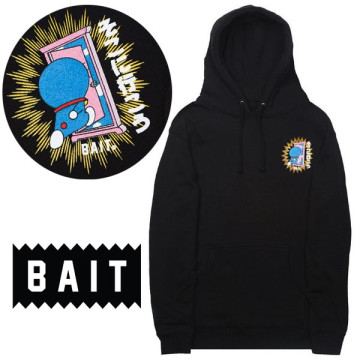 BEETLE BAIT 哆啦A夢 小叮噹ドラえもん 任意門 ANYWHERE DOOR HOODY 帽踢 帽T 黑色