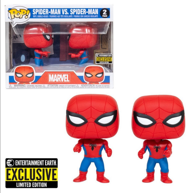 BEETLE FUNKO POP SPIDER-MAN VS SPIDER MAN 蜘蛛人大戰蜘蛛人 2PACK EE