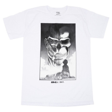 BEETLE BAIT 進擊的巨人 ARMIN 阿爾敏 TITAN TEE 超大型巨人 白色 短T 美版 美國代購