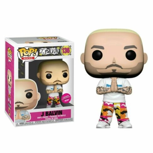 BEETLE FUNKO POP J BALVIN J·巴爾文 歌手 ROCKS 限量 金髮 136