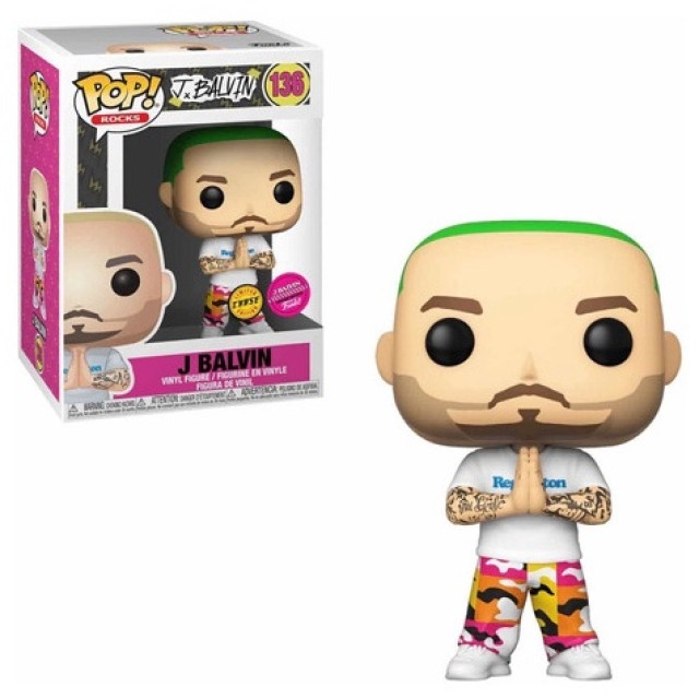 BEETLE FUNKO POP J BALVIN J·巴爾文 歌手 ROCKS 限量 綠髮 CHASE 136
