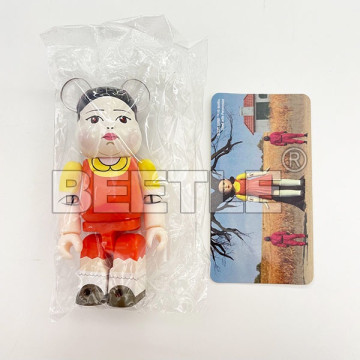 BEETLE BE@RBRICK 魷魚遊戲 木頭人 英熙 SQUID GAME S44 44代 庫柏力克熊 100%