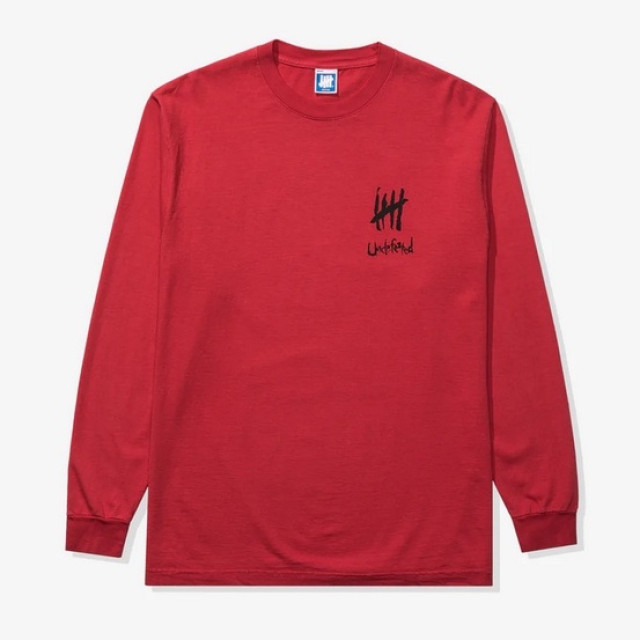 BEETLE UNDEFEATED STRONGER THAN PRIDE GARNET 酒紅 深紅 柵欄 美版 薄長袖