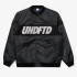 BEETLE UNDEFEATED SATIN BASEBALL JACKET 棒球外套 黑色 FADED BLACK