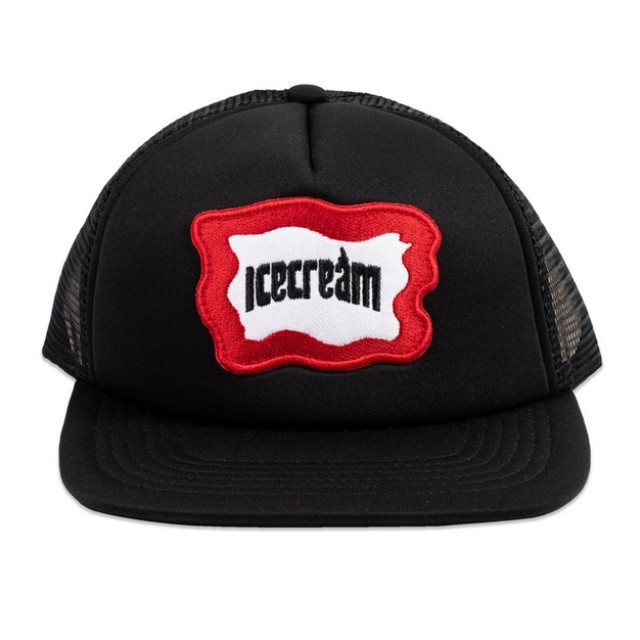 BEETLE ICE CREAM 帽子 網帽 INSET TRUCKER HAT BBC LOGO 黑色