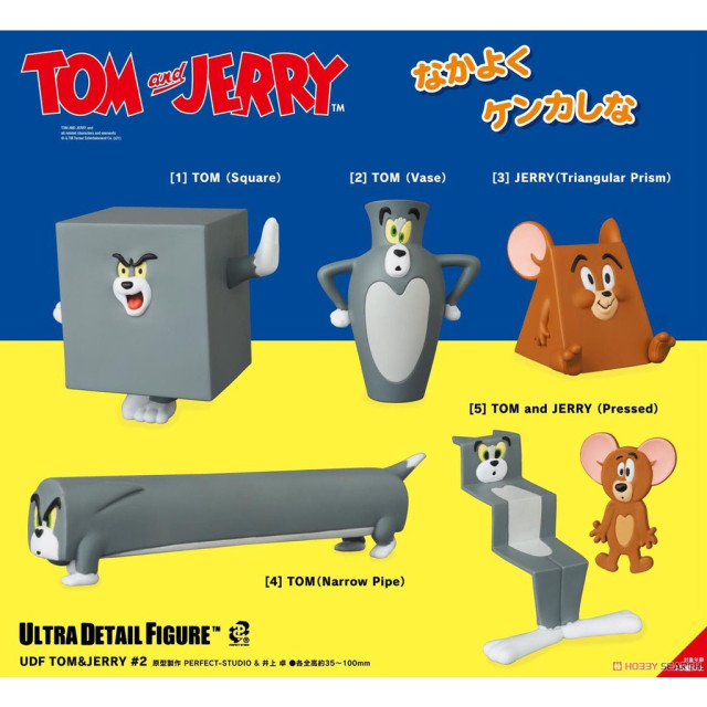 BEETLE MEDICOM TOY UDF TOM AND JERRY 湯姆貓與傑利鼠 湯姆貓 傑利鼠 公仔 大全套