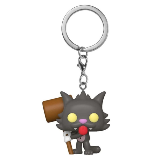BEETLE FUNKO POP SCRATCHY 躺姆貓與揭力鼠 辛普森 SIMPSONS 辛普森家族 鑰匙圈