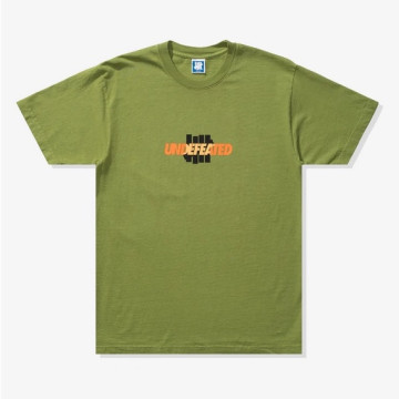 BEETLE UNDEFEATED TRI-TONE 軍綠 OLIVE LOGO 短袖 TEE 短T 柵欄 美版