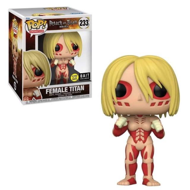 BEETLE FUNKO POP 進擊的巨人 女巨人 夜光版 BAIT 限定 ATTACK ON TITAN 6吋