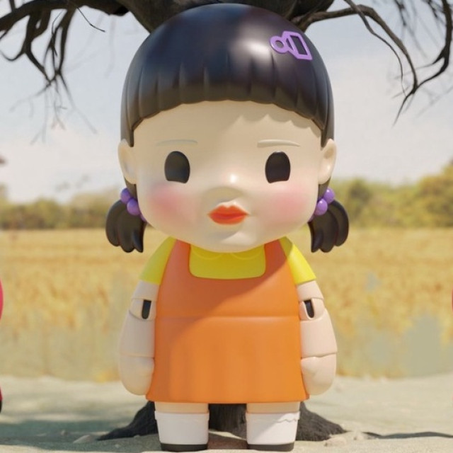 BEETLE KOKIES X BAIT X SQUID GAME 魷魚遊戲 英熙娃娃 公仔 YOUNG-HEE