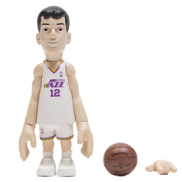 BEETLE MINDSTYLE 約翰·史塔克頓 JOHN STOCKTON UTAH JAZZ NBA 公仔 白色