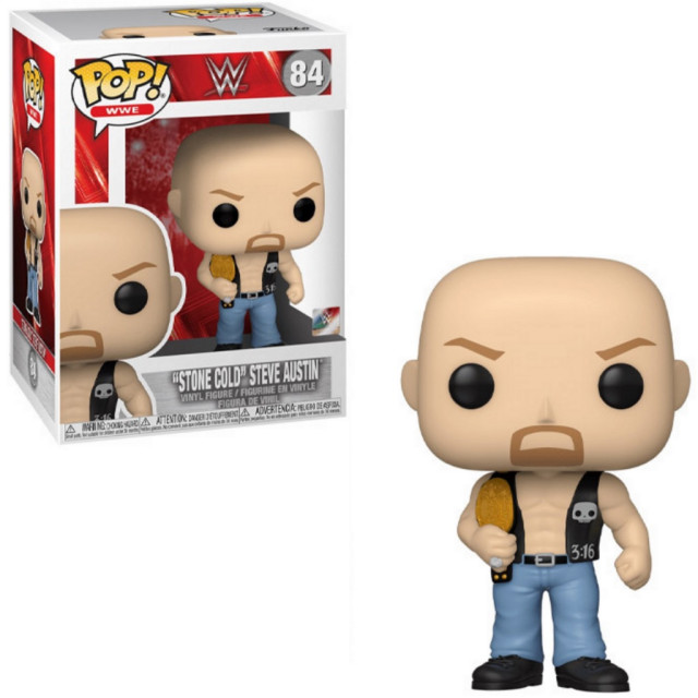 BEETLE FUNKO POP WWE 冷石·史蒂夫·奧斯汀 STONE COLD STEVE AUSTIN 摔角