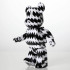 BEETLE BE@RBRICK MINTDESIGNS 42代 日本 服飾品牌 千鳥格 鋸齒線條 庫柏力克熊 400%