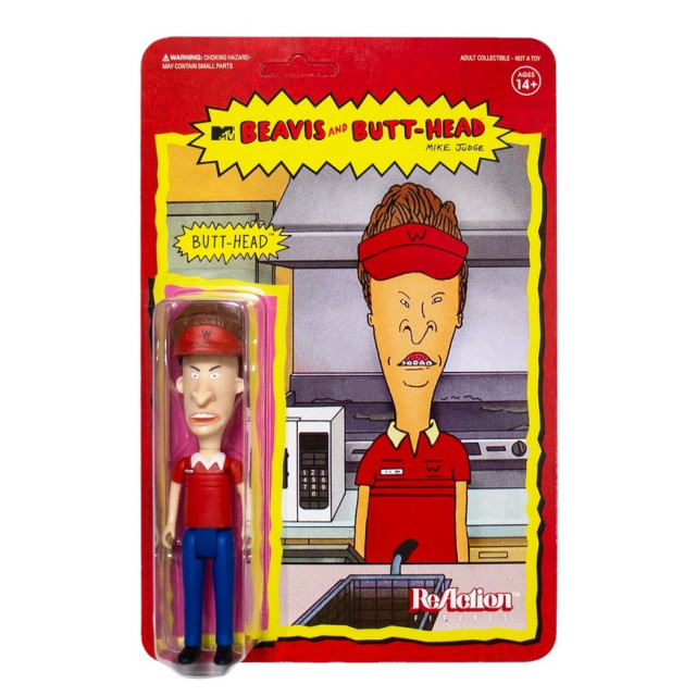 BEETLE SUPER7 癟四與大頭蛋 BEAVIS BUTT-HEAD BURGER 漢堡 REACTION 公仔