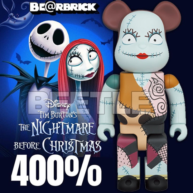 BEETLE BE@RBRICK SALLY 莎莉 聖誕夜驚魂 傑克 迪士尼 DISNEY 庫柏力克熊 400%