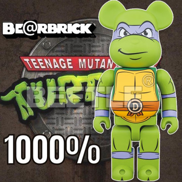 BEETLE BE@RBRICK 多那太羅 忍者龜 NINJA TURTLES DONATELLO 紫色 1000%