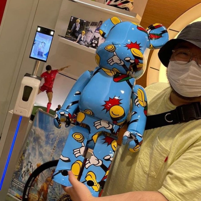 BEETLE BE@RBRICK GRAFFLEX ARTS 韓國 塗鴉 藝術家 米奇 庫柏力克熊 1000%