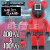 BEETLE BE@RBRICK 魷魚遊戲 正方形 面具人 SQUID GAME GUARD 100% 400%