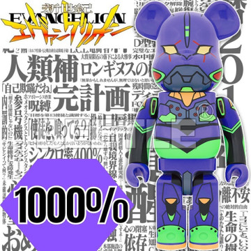 BEETLE BE@RBRICK 初号機 新世紀福音戰士 EVANGELION EVA 新塗装版 庫伯力克熊 1000%
