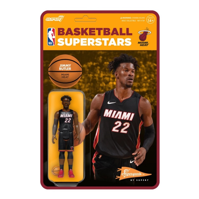 BEETLE SUPER7 JIMMY BUTLER 吉米·巴特勒 邁阿密 熱火 NBA 士官長 REACTION 公仔