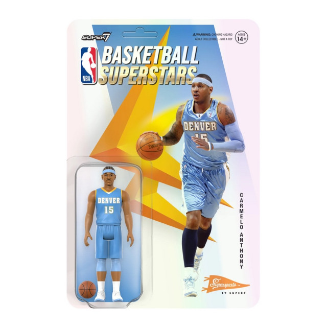 BEETLE SUPER7 CARMELO ANTHONY 卡梅羅·安東尼 NBA 丹佛金塊 NUGGETS 公仔 吊卡