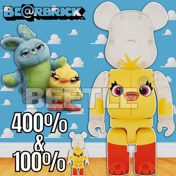 BEETLE BE@RBRICK 鴨霸 DUCKY 玩具總動員 TOY STORY 鴨子 庫伯力克熊 100% 400%