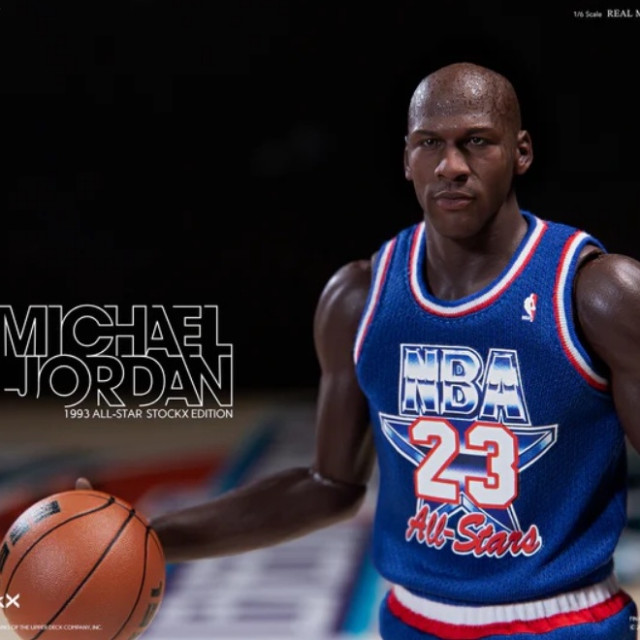 BEETLE ENTERBAY 1/6 麥可喬丹 MICHAEL JORDAN ALL STAR 1993 NBA 公仔
