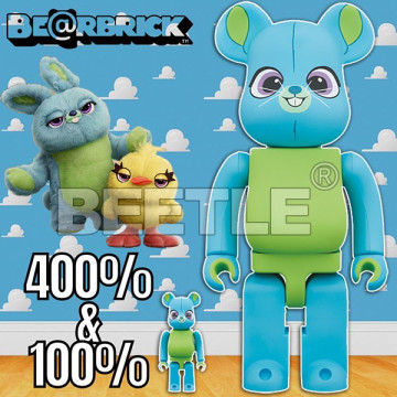 BEETLE BE@RBRICK 兔崽子 BUNNY 玩具總動員 TOY STORY 庫伯力克熊 100% 400%