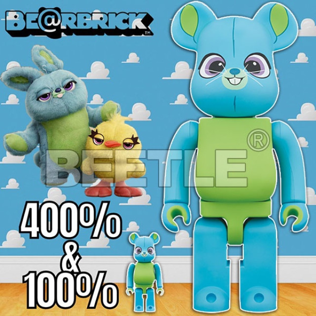 BEETLE BE@RBRICK 兔崽子 BUNNY 玩具總動員 TOY STORY 庫伯力克熊 100% 400%