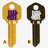 BEETLE UNDEFEATED 鑰匙 HOUSE KEY 柵欄 可自改 黃紫 軍綠