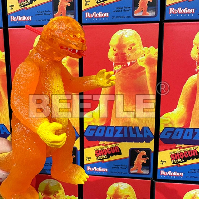BEETLE SUPER7 GODZILLA 哥吉拉 SHOGUN 1200°C 紅蓮哥吉拉 REACTION 公仔