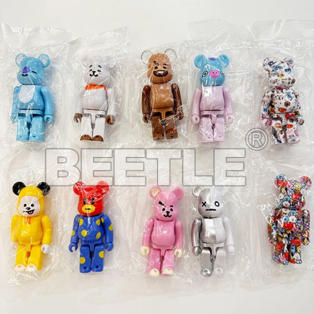 BEETLE BE@RBRICK BT21 BTS CHIMMY COOKY TATA 防彈少年團 庫柏力克熊 100%