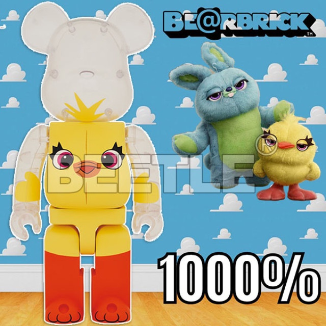 BEETLE BE@RBRICK 鴨霸 DUCKY 玩具總動員 TOY STORY 鴨子 庫伯力克熊 1000%