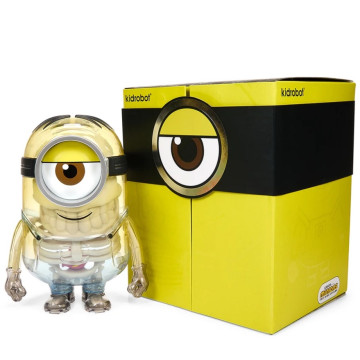 BEETLE KIDROBOT 小小兵 ANATOMY 透明 透視 8吋 半剖 MINIONS 香蕉 格魯的崛起 半剖