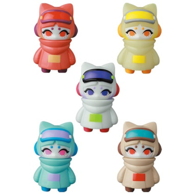 BEETLE MEDICOM TOY VAG HAKURO DENSHIKONEKO 扭蛋 轉蛋 整套 デンシコネコ