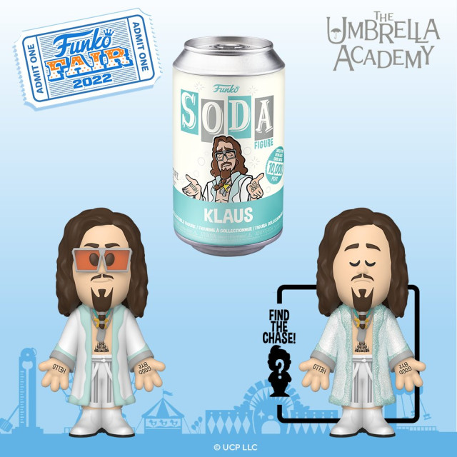 BEETLE FUNKO POP SODA 雨傘學院 KLAUS 克勞斯 UMBRELLA ACADEMY 汽水罐 公仔