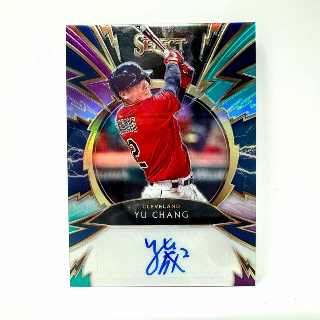 PANINI MLB SELECT SPARKS YU CHANG 張育成 球員卡 AUTO 親筆簽名 棒球卡 49張