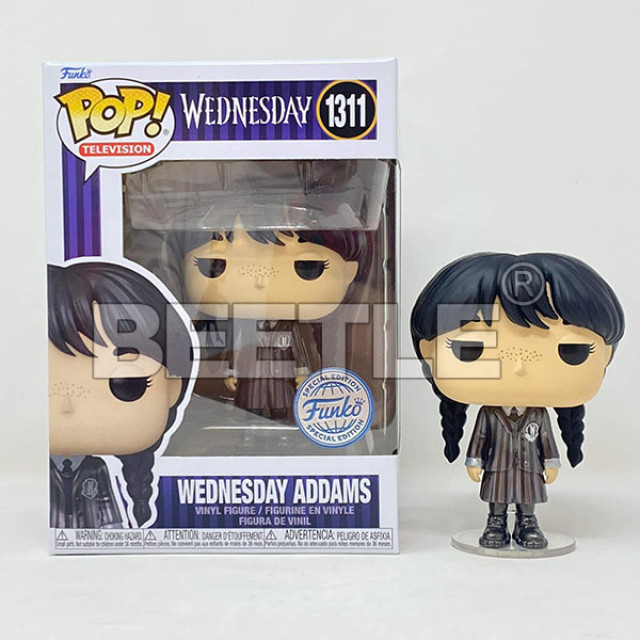 BEETLE FUNKO POP WEDNESDAY ADDAMS 星期三 阿達一族 METALLIC 金屬版