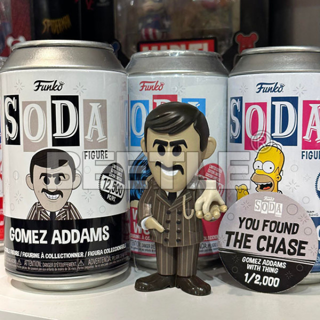 BEETLE FUNKO POP SODA CHASE GOMEZ ADDAMS 星期三 高魔子 公仔 隱藏版 阿達一族
