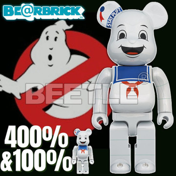 BEETLE BE@RBRICK 棉花糖寶寶 STAY PUFT 電鍍 魔鬼剋星 庫柏力克熊 100% 400%