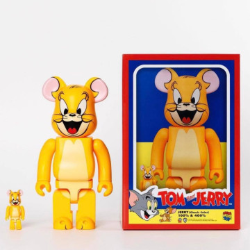 BEETLE BE@RBRICK TOM AND JERRY 湯姆貓與傑利鼠 經典色 庫柏力克熊 100% 400%