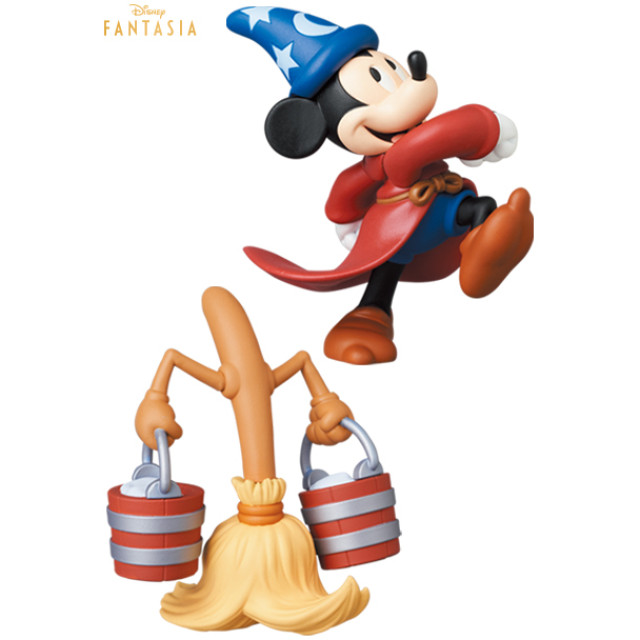 BEETLE MEDICOM TOY UDF 幻想曲 魔法米奇 魔法掃把 FANTASIA MICKEY 迪士尼