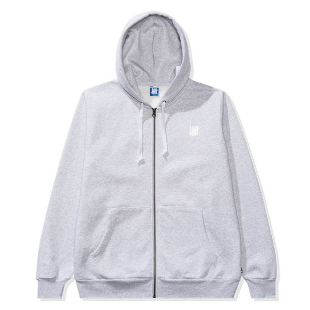 BEETLE UNDEFEATED 連帽外套 拉鍊 帽拉 ICON ZIP HOODY GRAY 20079